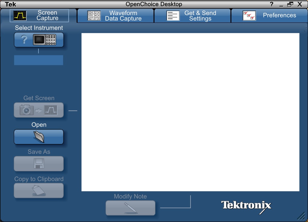 Tektronix Openchoice Software